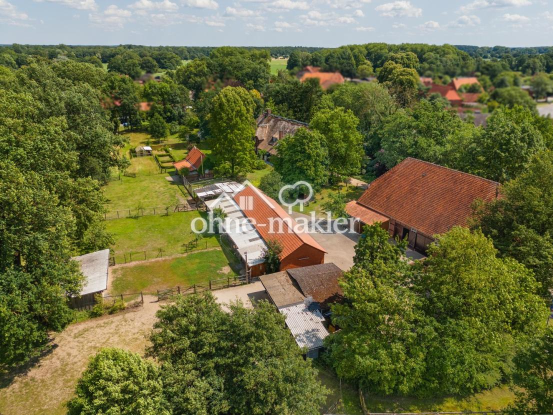 Luftbild Hoffläche