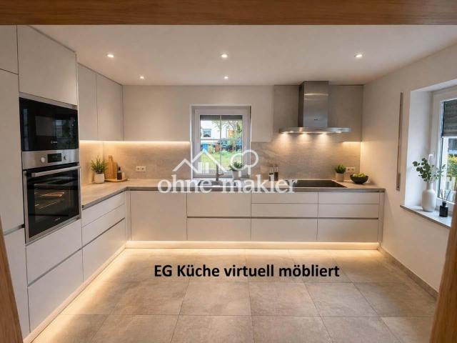 EG Küche virtuell möbliert