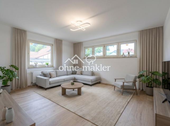 Wohnzimmer - KI eingerichtet