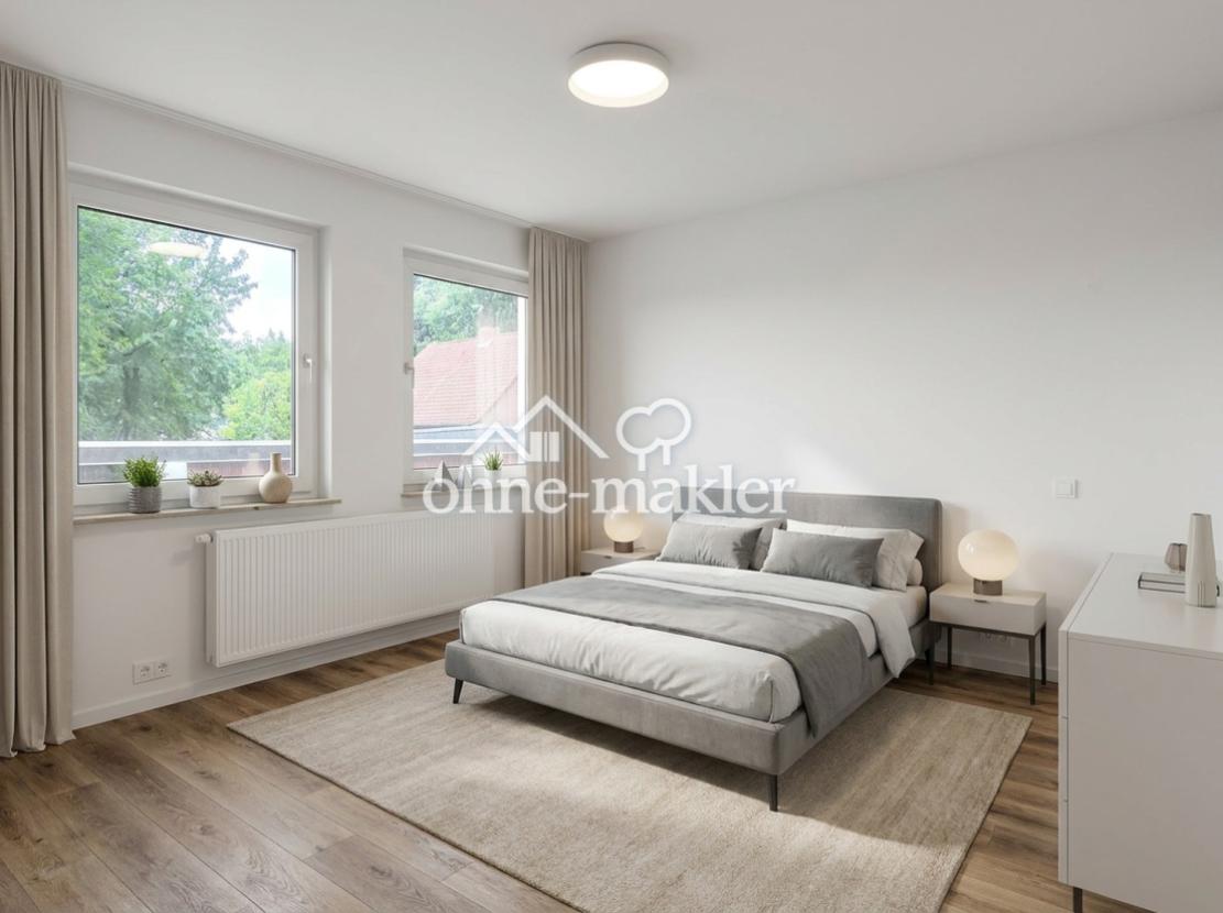 Schlafzimmer - KI eingerichtet
