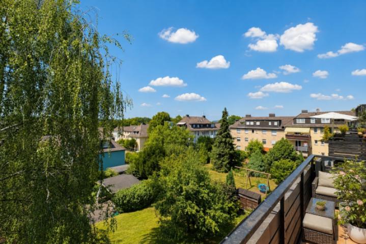 Aussicht vom Balkon