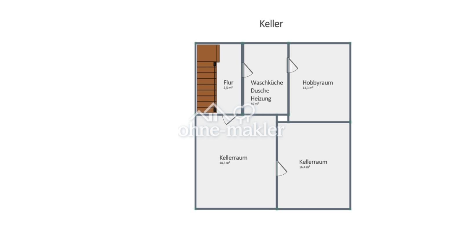 Grundriss Keller