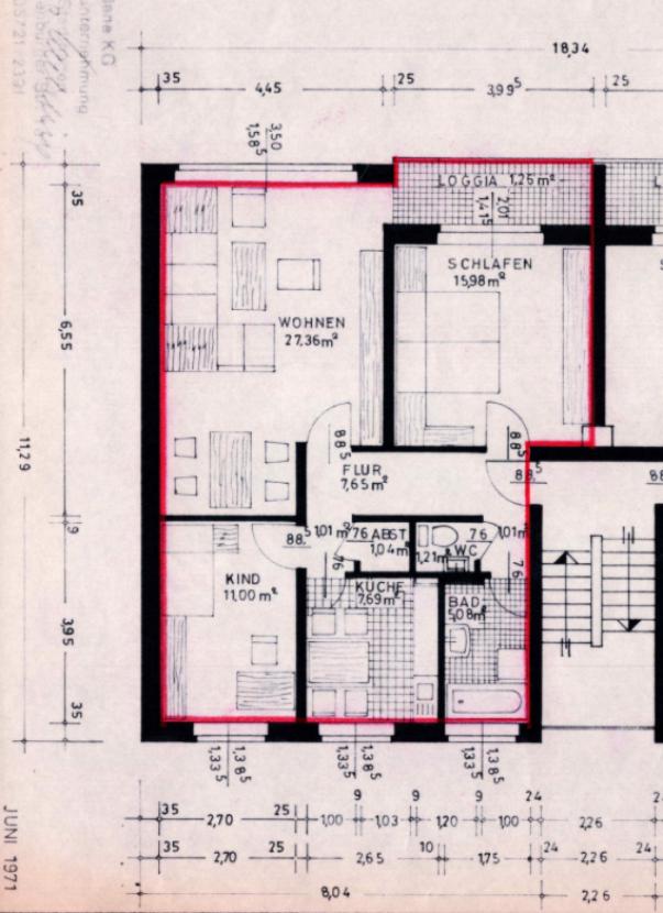 Grundriss I. OG (links)