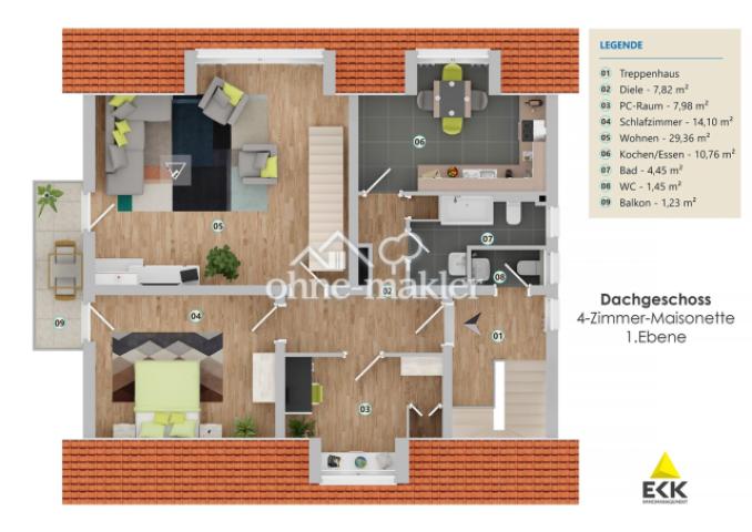 Grundriss - DG - 1. Ebene