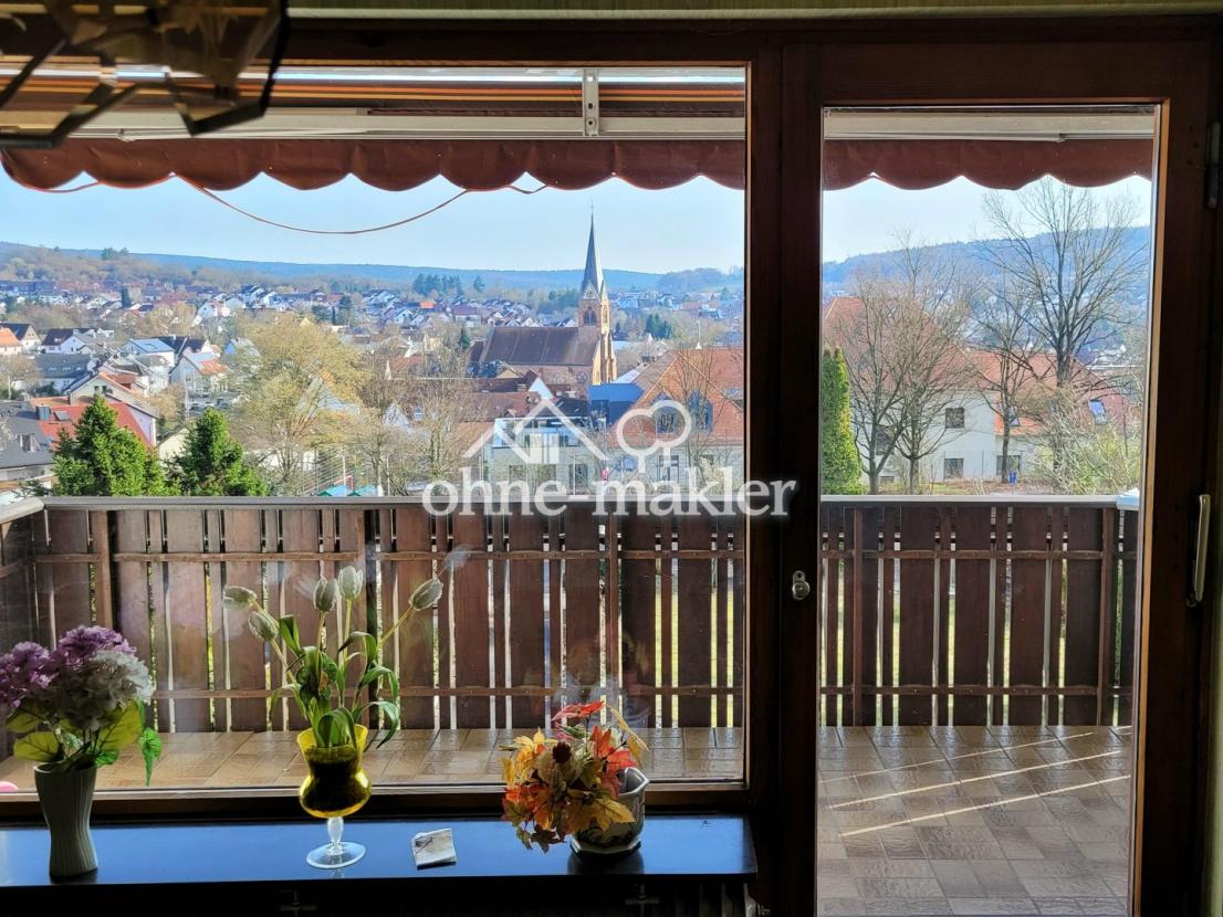 Südbalkon mit Ausblick OG