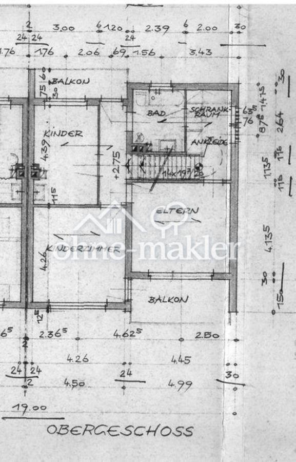 Grundriss Obergeschoss