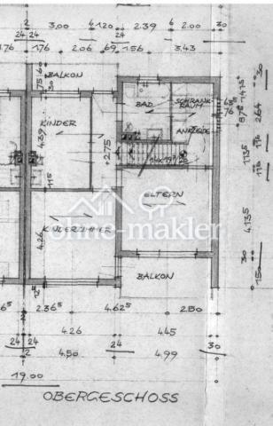 Grundriss Obergeschoss