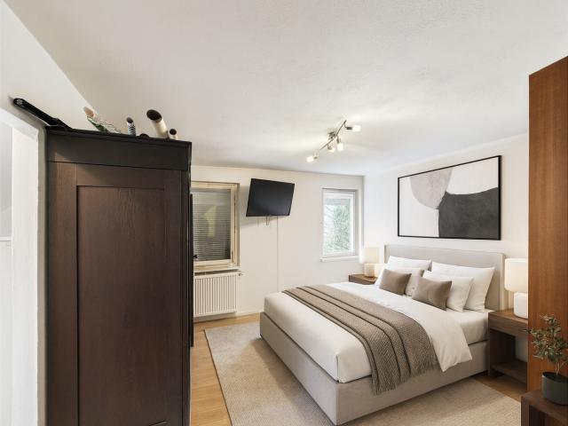 Schlafzimmer (KI Staging)