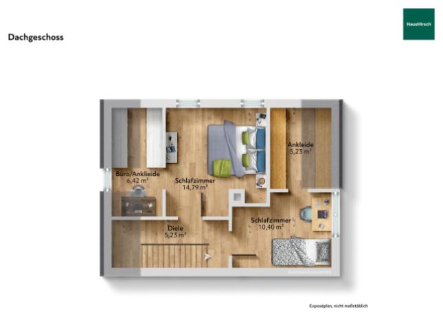 Dachgeschoss Grundriss