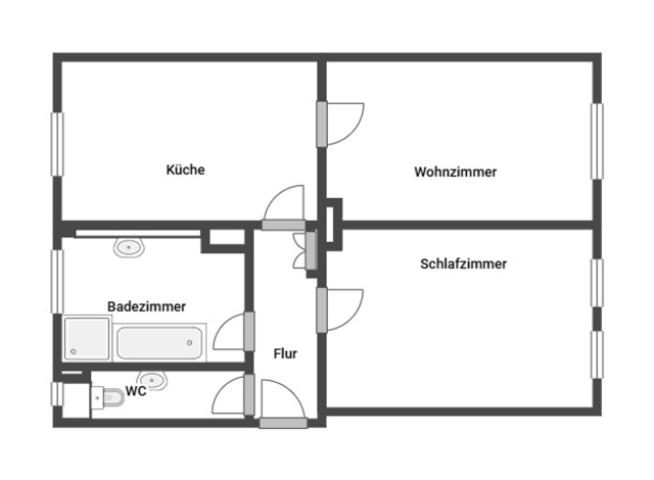 Grundriss Skizze