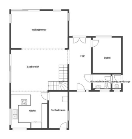 Grundriss Skizze EG