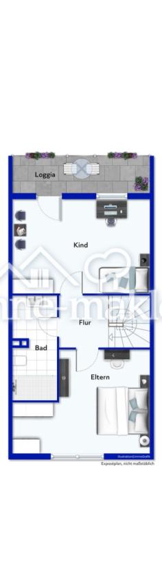 Grundriss Obergeschoss