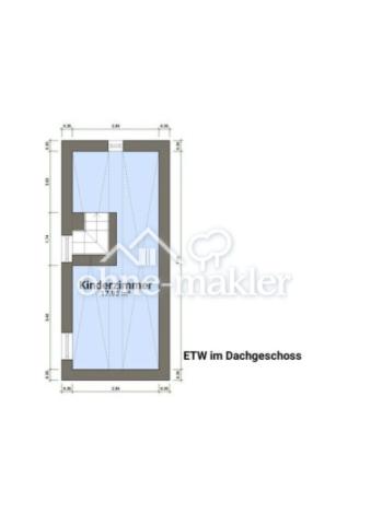 Grundriss Spitzboden