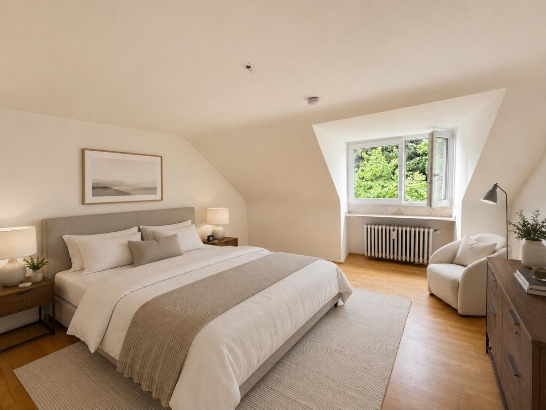 Einrichtungsbeispiel Schlafzimmer