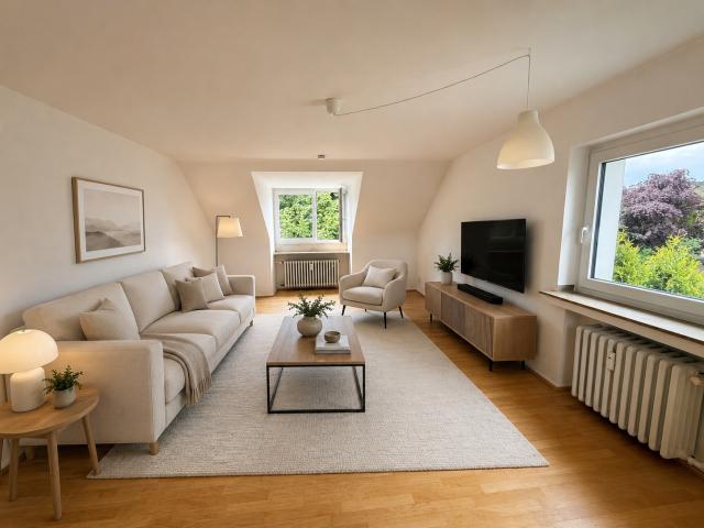 Einrichtungsbeispiel Wohnzimmer