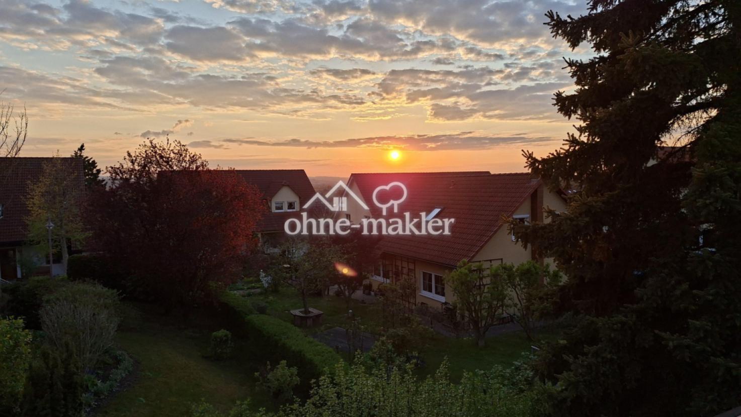 Blick vom Balkon