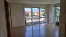 Blick zum Balkon