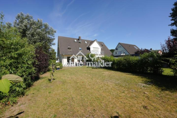 Blick zur Rückseite des Hauses