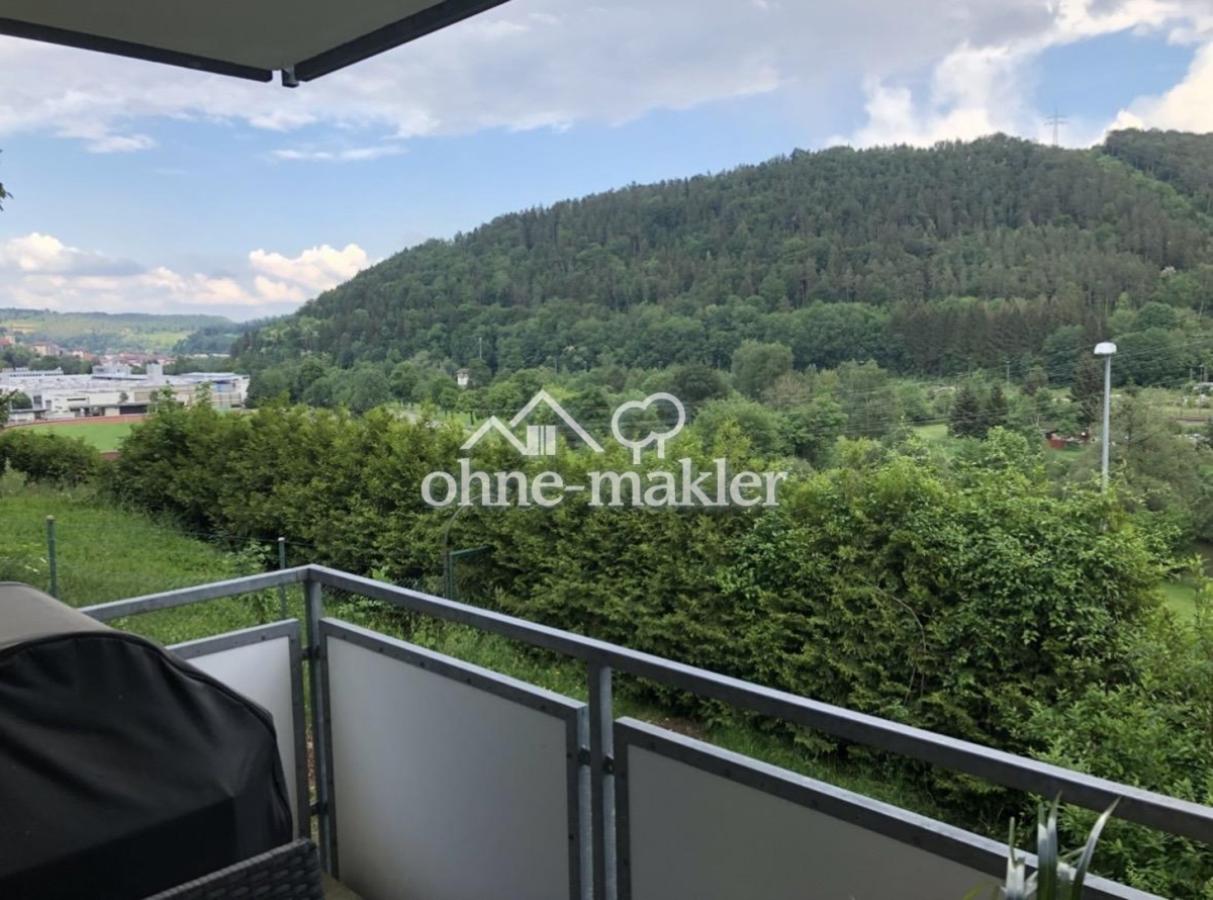 Blick vom Balkon
