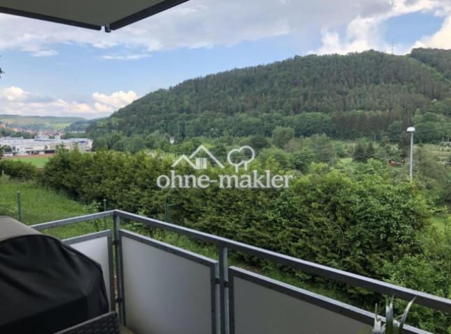 Blick vom Balkon
