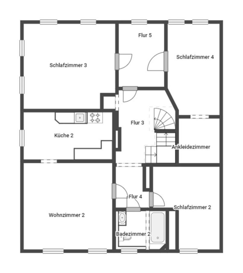 Grundriss Skizze 1. OG