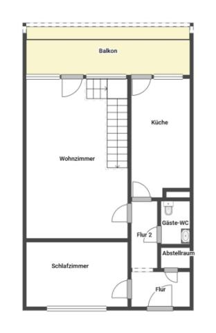 Grundriss Skizze 4. OG