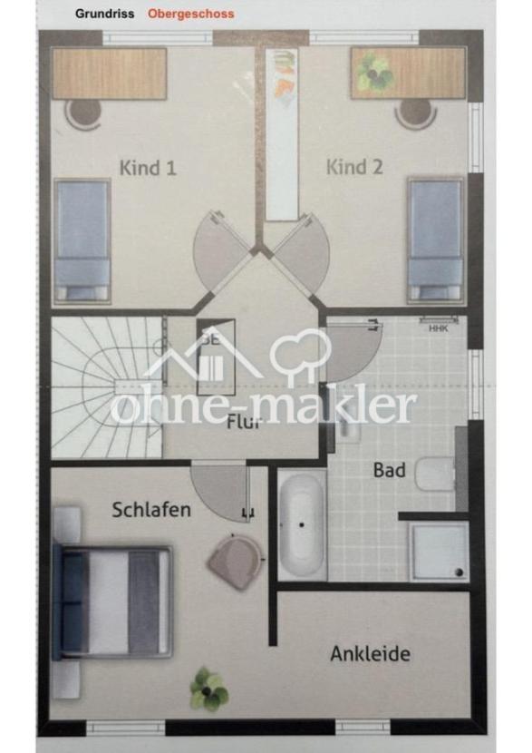 Grundriss Obergeschoss