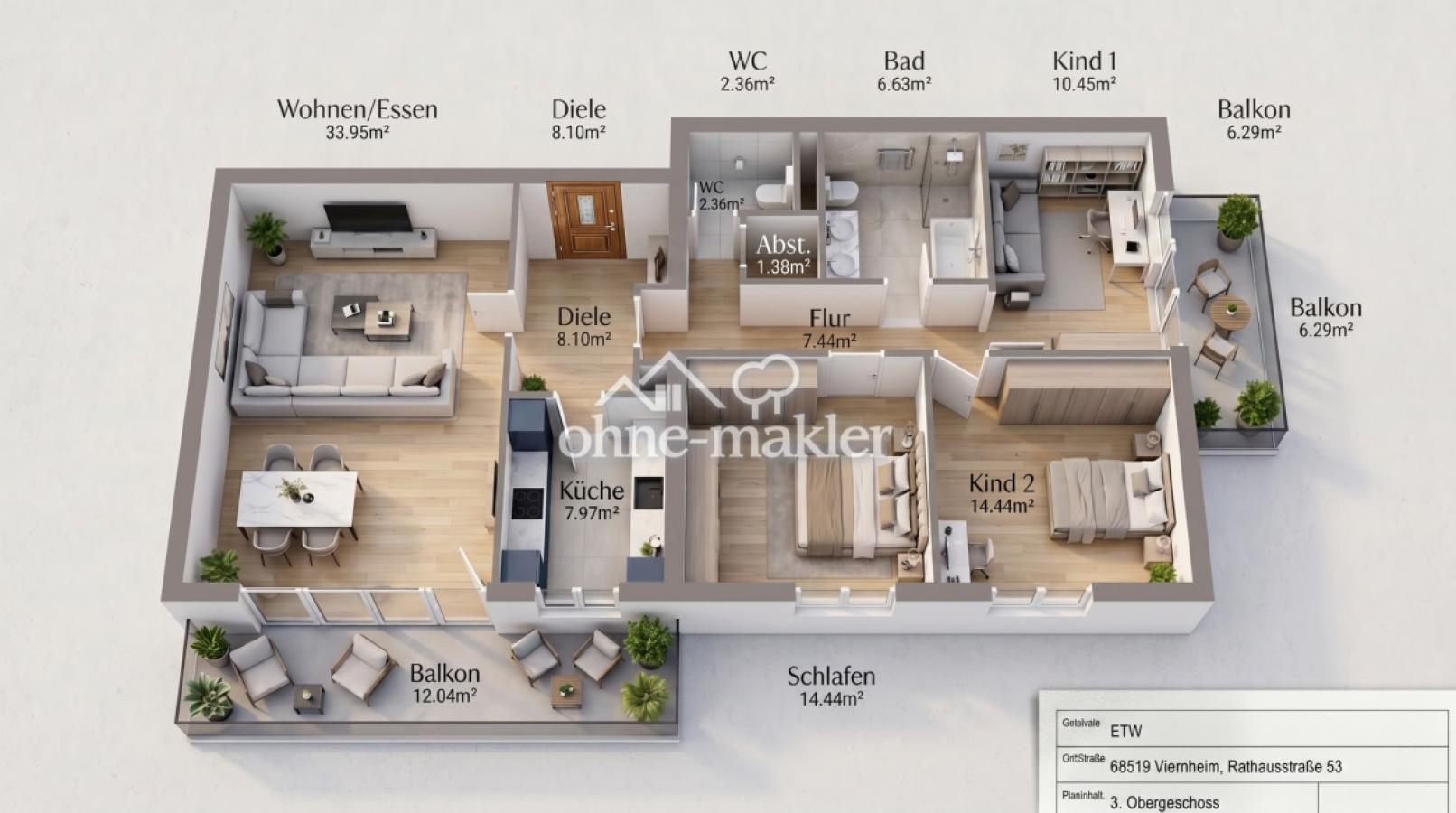 Grundriss 3D