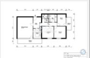 Grundriss 2D mit Maßen 