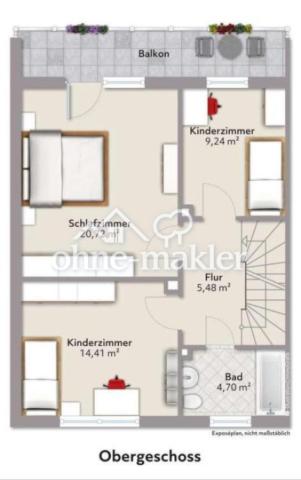 Grundriss 1. Obergeschoss