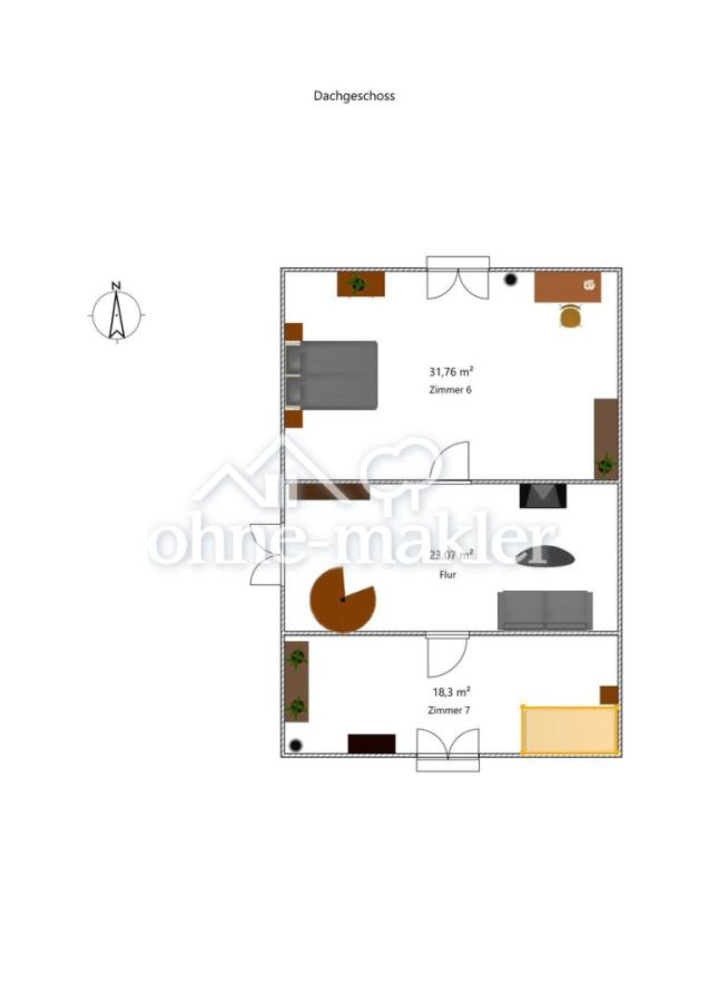 Grundriss Dachgeschoss 