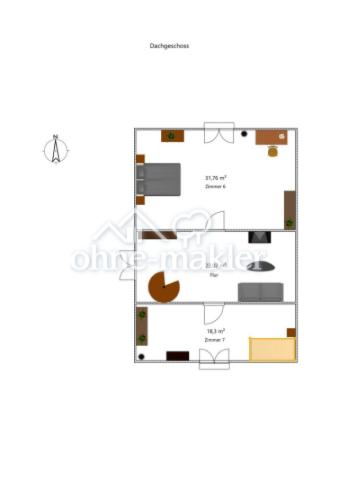 Grundriss Dachgeschoss 