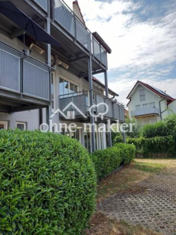 Rückseite Haus mit Balkon