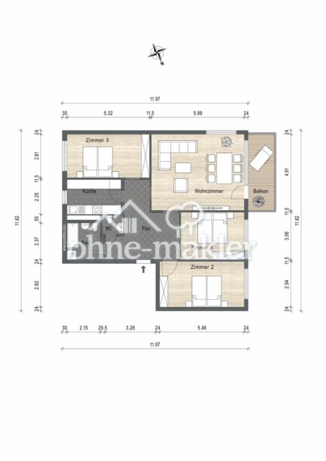 Grundrissplan
