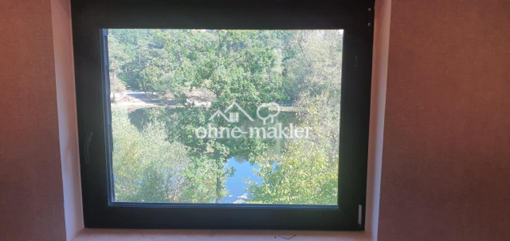 Blick auf den See vom Haus