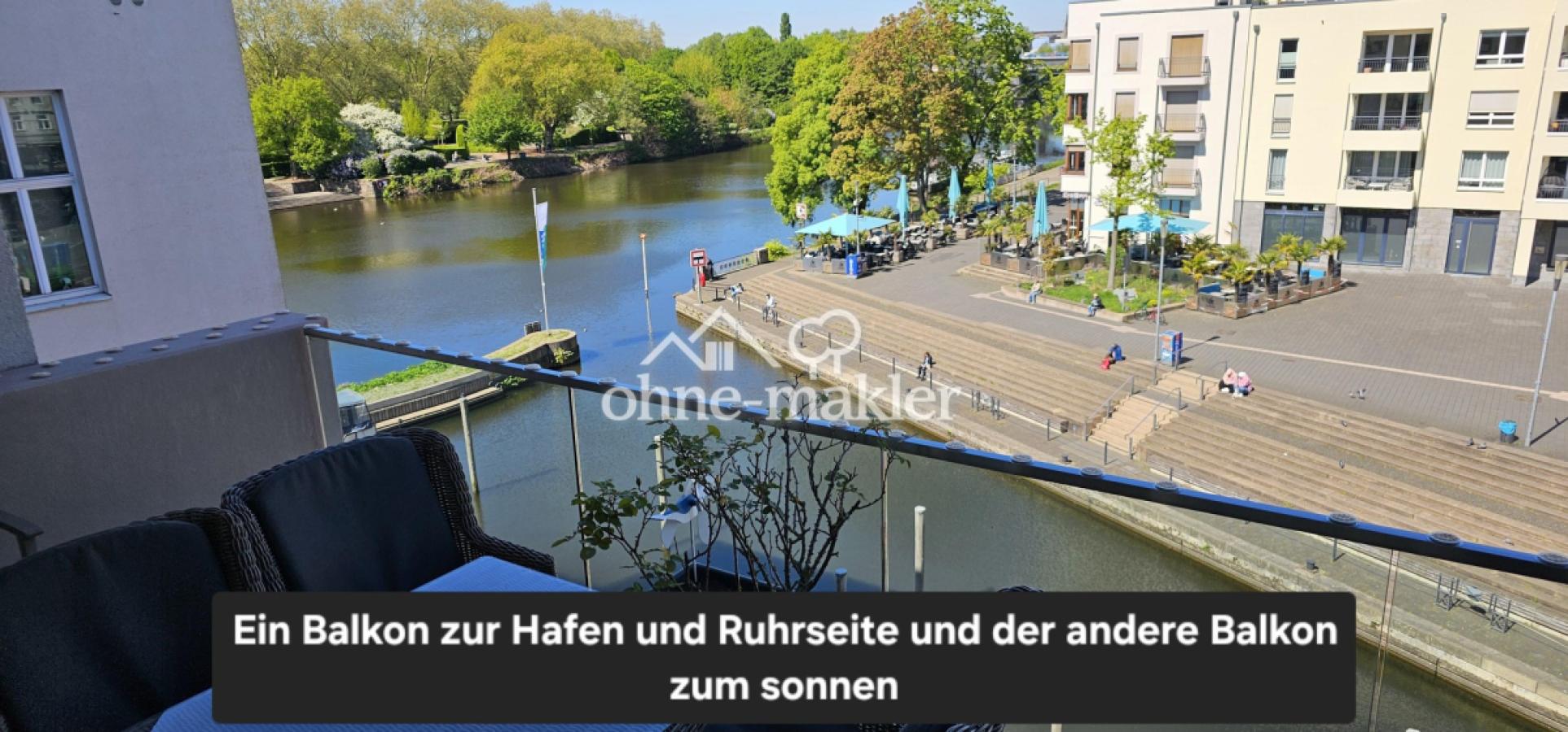 Balkon Hafenseite