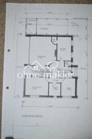 Grundriss EG/ Erdgeschoß