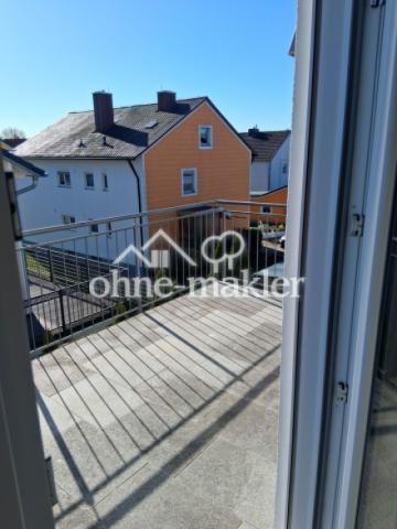 Balkon vom Wohnbereich aus