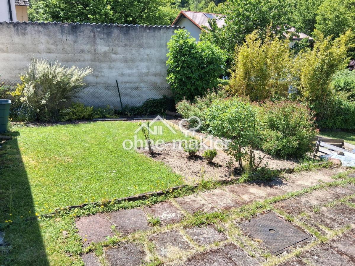 Garten hinter Anbau