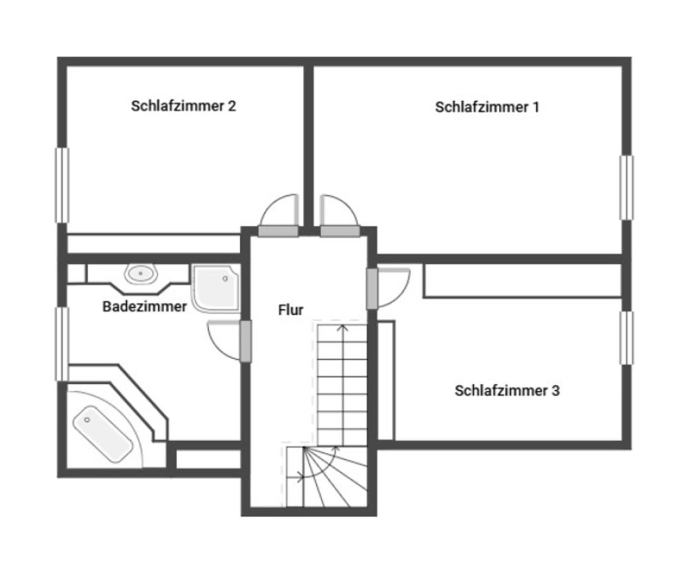Grundriss Skizze OG
