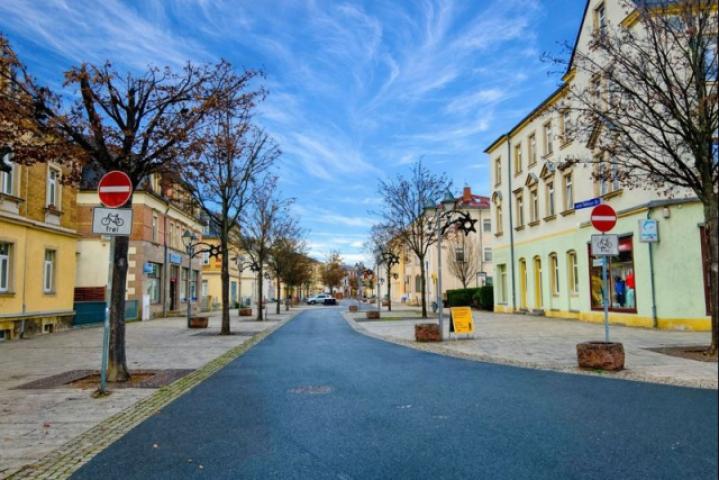 Blick in die Straße