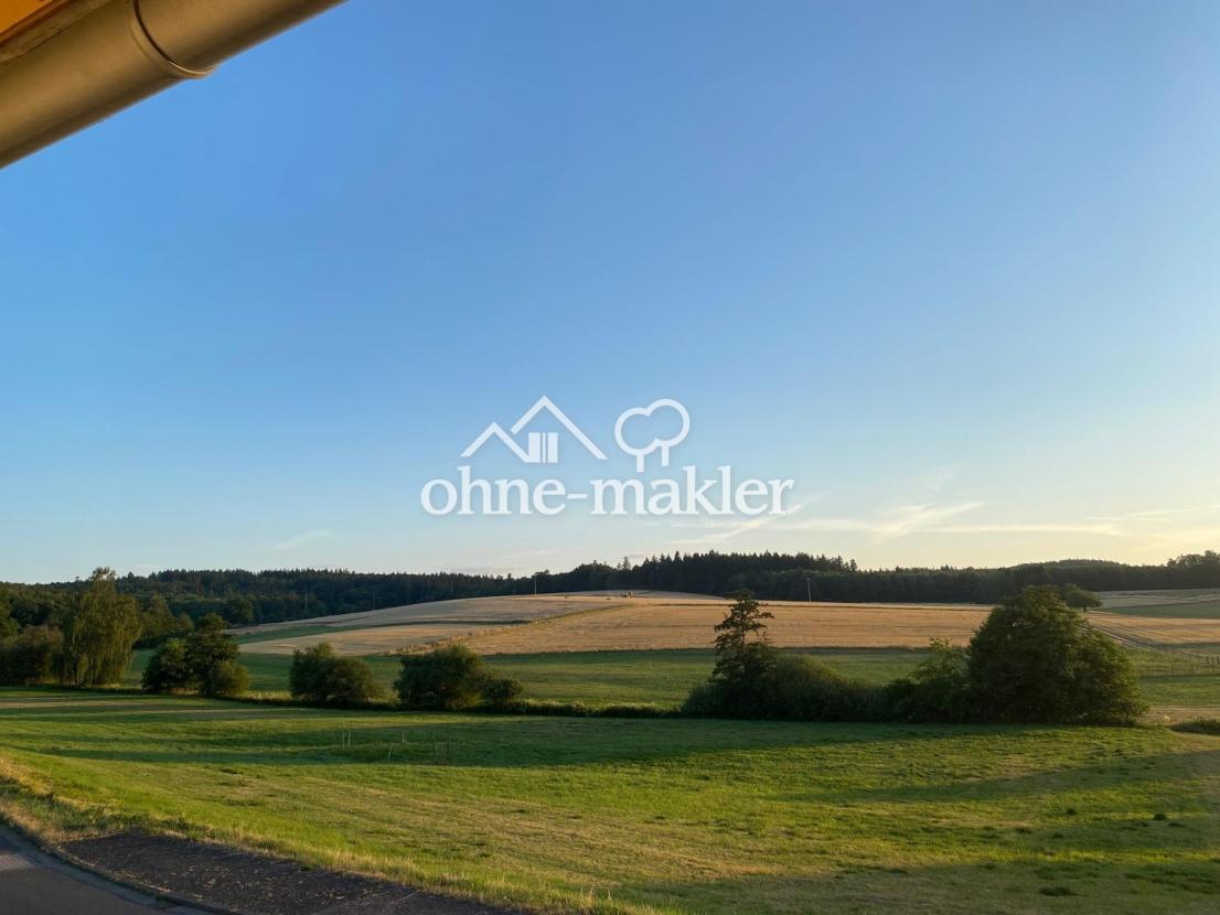 Blick aus dem Wohnzimmer