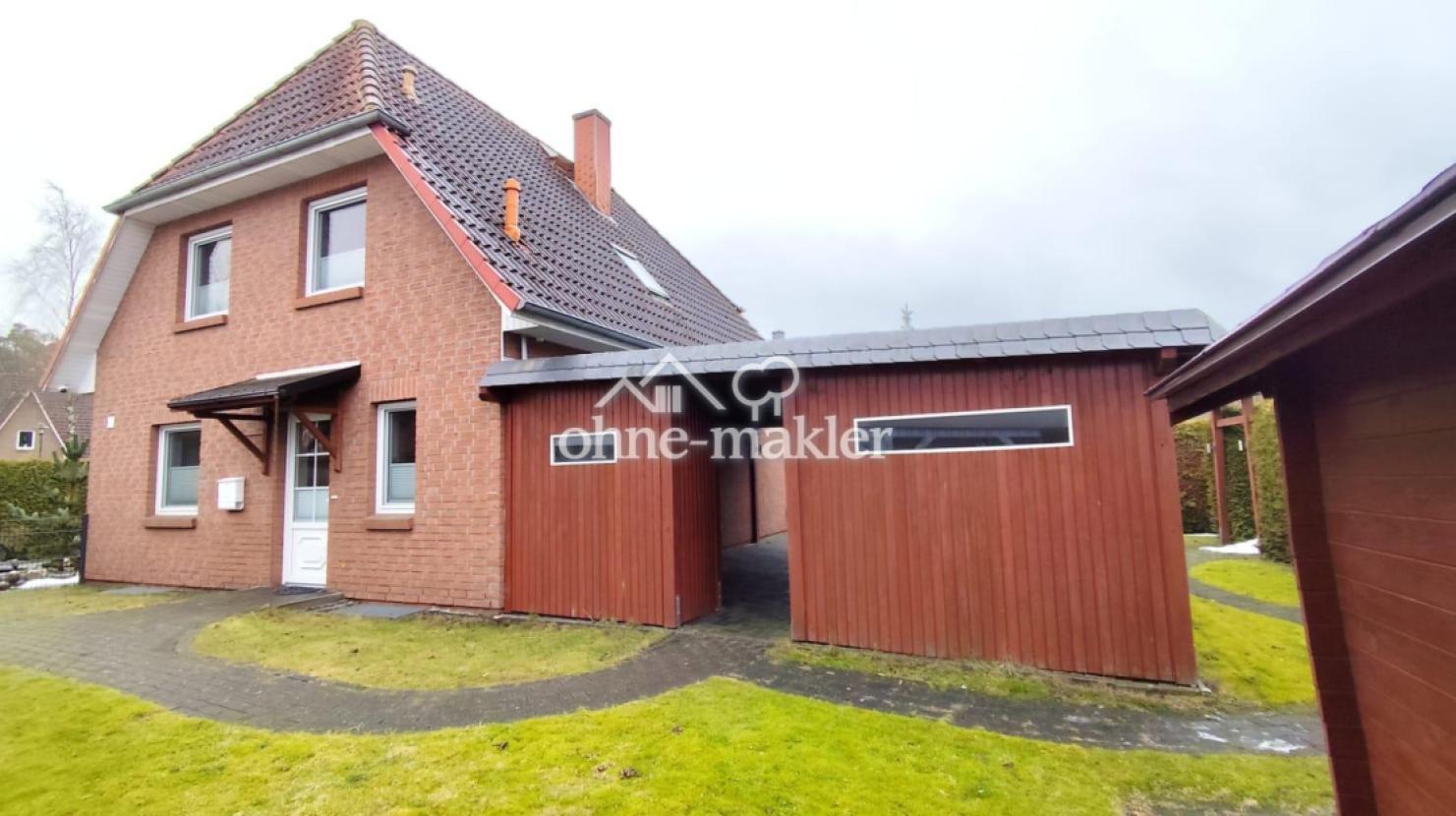 Hauseingang, Carport, Schuppen
