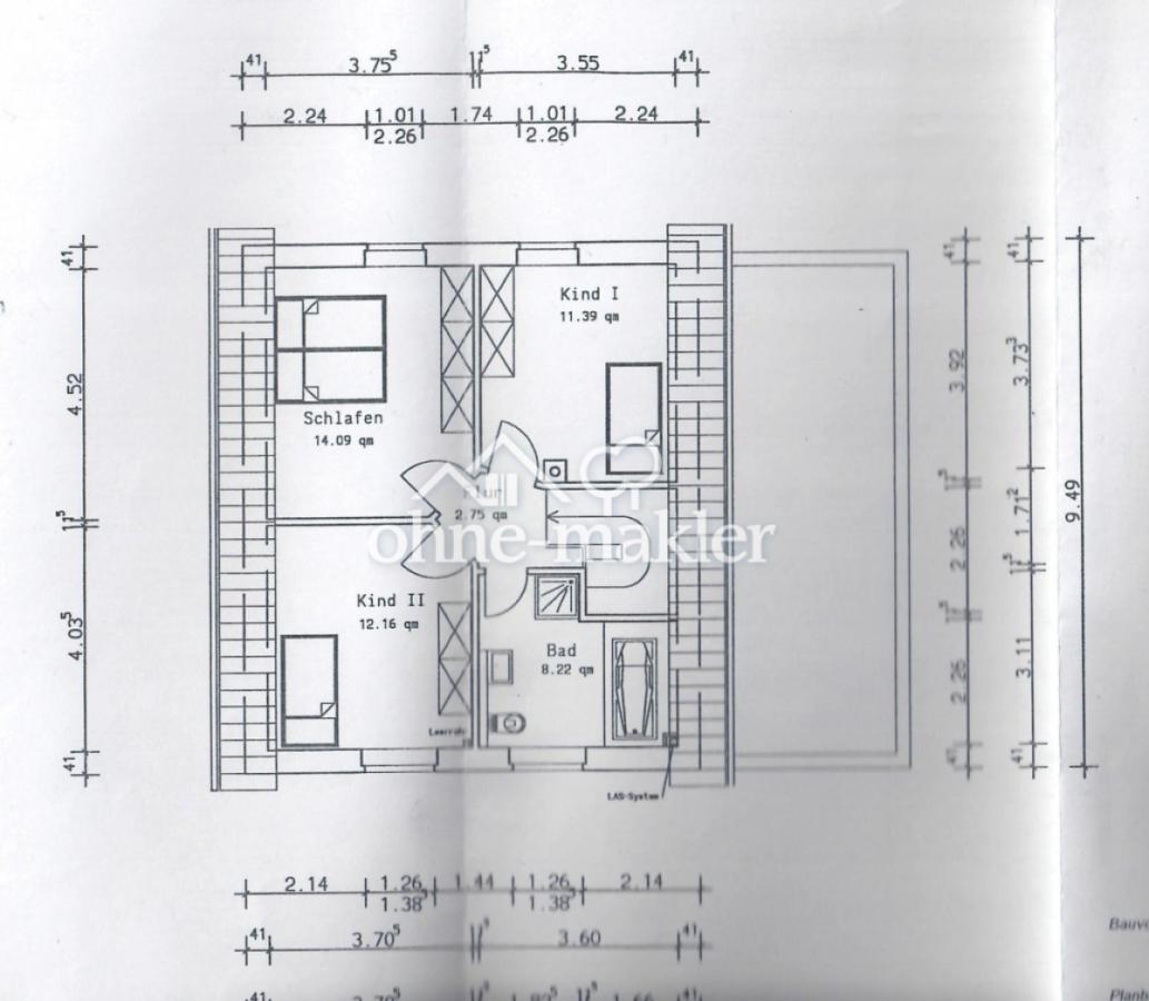 Grundriss Obergeschoss