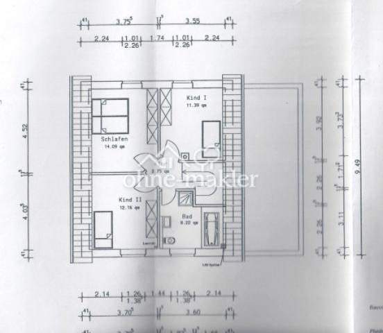 Grundriss Obergeschoss