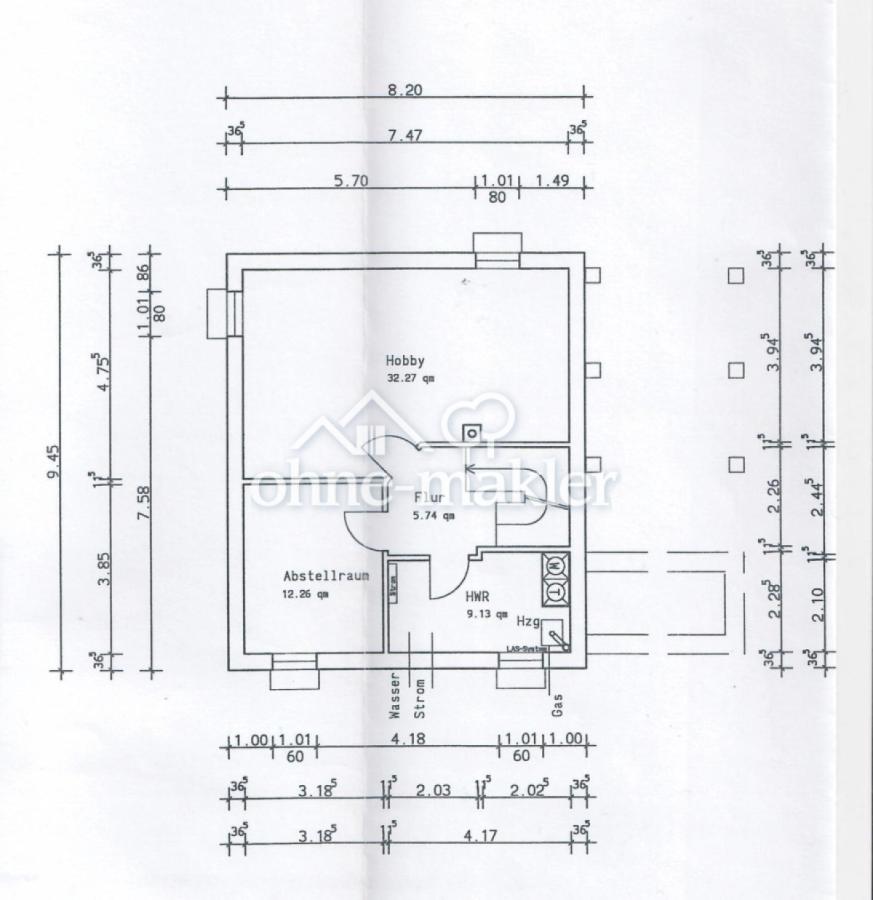 Grundriss Keller