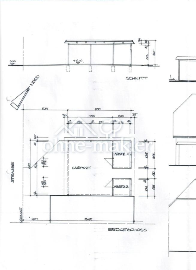 Grundriss Carport