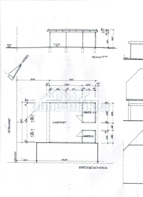 Grundriss Carport
