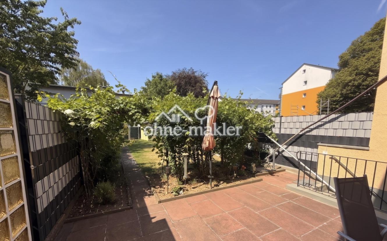 Terrasse und Garten