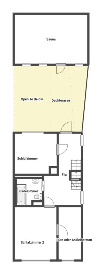 Grundriss Skizze 1. Etage